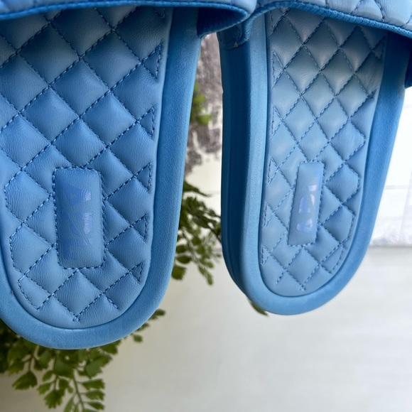 APL Lusso Quilted Slide Coastal blue  Sandals womens 6 - Picture 9 of 13